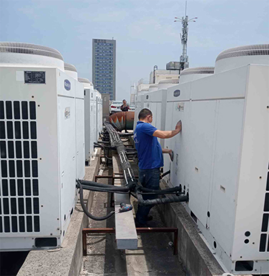 洛龙中央空调制热和不制冷系统维修方法